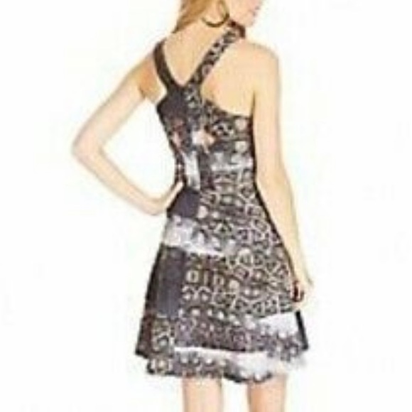 NWT-Jessica Simpson-SEXY-Mixed Reptilian Print Scuba Dress w/ CUTOUTS-Sz XS - Picture 8 of 10